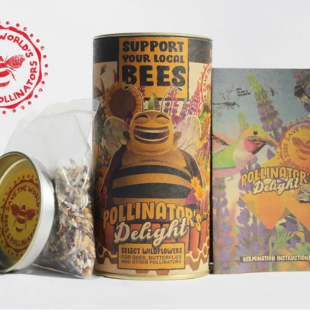 2 Pack - Pollinators Delight Flower Seed Kit Save the Bees 🐝 NEW